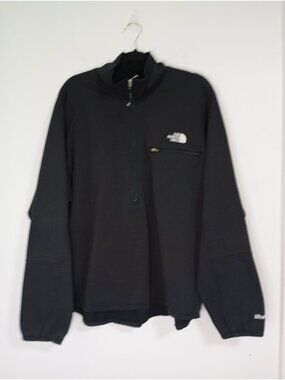 The North Face Mens XXL Black UltraWick Half-Zip Pullover Fleece Jacket